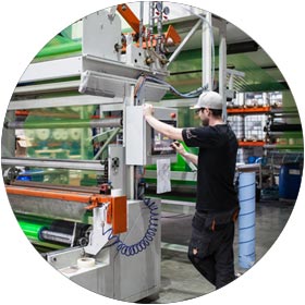 Packaging film production Packaging film production