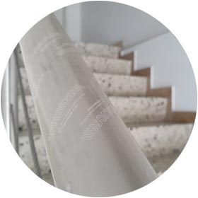 PREVOSAN™ on stair rail PREVOSAN™ on stair rail